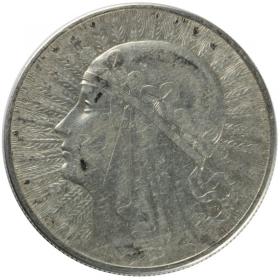 Obrazek dla: 10 złotych 1932 Głowa Kobiety II RP Londyn