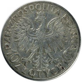 Obrazek 2 dla: 10 złotych 1932 Głowa Kobiety II RP Londyn