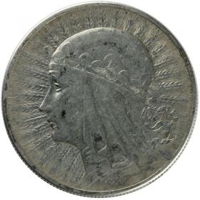 Obrazek dla: 10 złotych 1932 Głowa Kobiety II RP Londyn