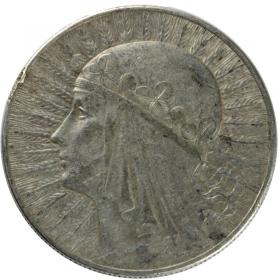 Obrazek dla: 10 złotych 1932 Głowa Kobiety II RP Warszawa