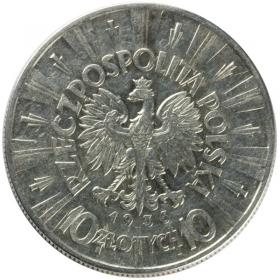 Obrazek 2 dla: 10 złotych 1936 Józef Piłsudski II RP Warszawa