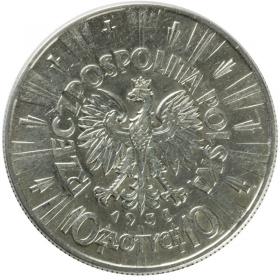 Obrazek 2 dla: 10 złotych 1936 Józef Piłsudski II RP Warszawa