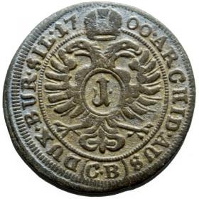 Obrazek 2 dla: 1 krajcar 1700 Leopold I Habsburg Śląsk Brzeg