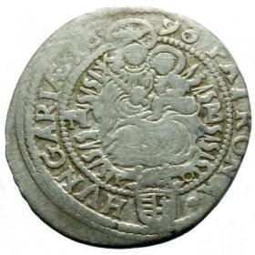 Obrazek 2 dla: 3 krajcary 1696 Leopold I Habsburg Węgry Nagybanya