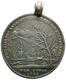 Medal z wojny pruskiej 1740 "Ostrej zimy na Śląsku"