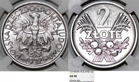 Obrazek dla: 2 złote 1974 GRADING NGC