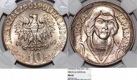 Obrazek dla: 10 złotych 1969 Mikołaj Kopernik GRADING NGC