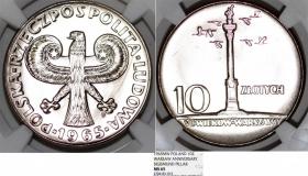 Obrazek dla: 10 zł 1965 VII Wieków Warszawy Kolumna GRADING NGC
