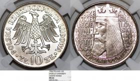 Obrazek dla: 10 zł 1964 Kazimierz Wielki GRADING NGC