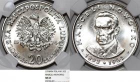 Obrazek dla: 20 złotych 1974 Marceli Nowotko GRADING NGC