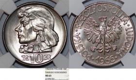Obrazek dla: 10 złotych 1966 Tadeusz Kościuszko GRADING NGC