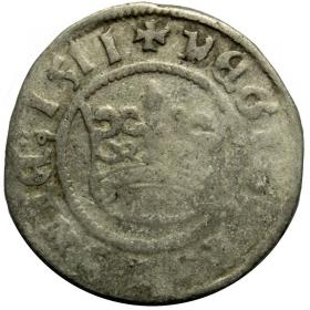 Obrazek dla: Półgrosz 1511 Zygmunt I Stary Kraków