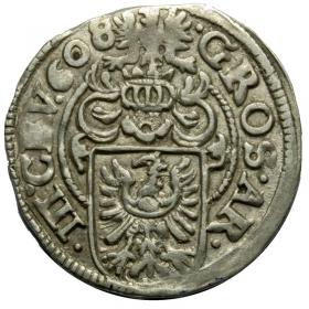 Obrazek 2 dla: 3 krajcary 1608 Adam Wacław Cieszyński Księstwo Cieszyńskie Cieszyn