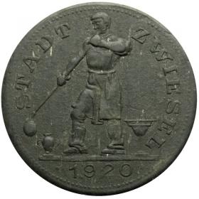 Obrazek 2 dla: 5 fenigów 1920 Zwiesel