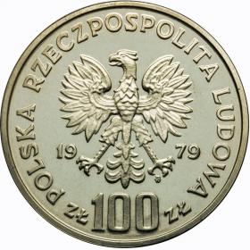 Obrazek 2 dla: 100 złotych 1979 Henryk Wieniawski PRL