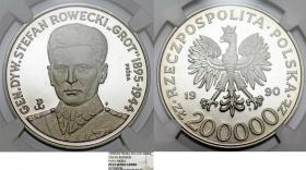 Obrazek dla: 200000 złotych 1990 Stefan Rowecki próba GRADING