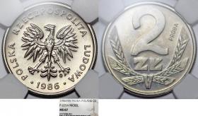 Obrazek dla: 2 złote 1986 próba GRADING NGC
