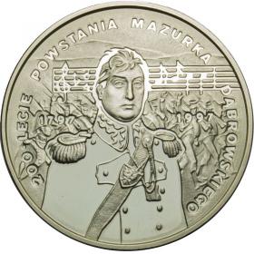 Obrazek dla: 10 złotych 1996 200  lecie powstania Mazurka Dąbrowskiego