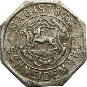 Obrazek 2 dla: 5 fenigów 1920 Piła Schneidemuhl