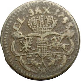 Obrazek 2 dla: Grosz 1755 August III Gubin