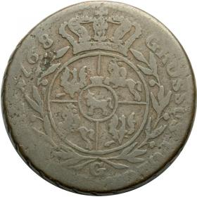 Obrazek 2 dla: Trojak 1768 Stanisław August Poniatowski Warszawa