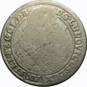 Obrazek dla: 15 krajcarów 1663 Ludwik II Brzeski Księstwo Brzesko  Legnicko  Wołowskie Brzeg