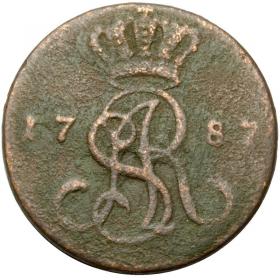 Obrazek dla: Grosz 1787 Stanislaw August Poniatowski Warszawa