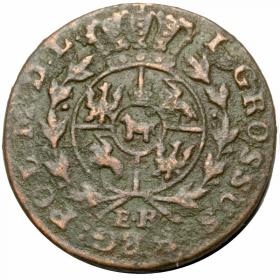 Obrazek 2 dla: Grosz 1787 Stanislaw August Poniatowski Warszawa