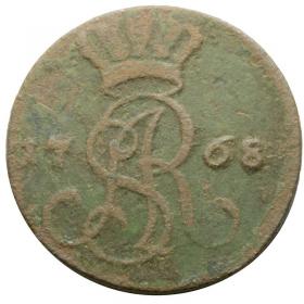 Obrazek dla: Grosz 1768 Stanisław August Poniatowski Warszawa