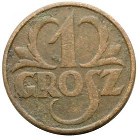 Obrazek dla: 1 grosz 1931 II RP Warszawa