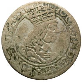 Obrazek dla: Szóstak 1662 Jan Kazimierz Kraków