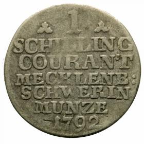 Obrazek dla: 1 schilling 1792 Niemcy Meklemburgia Schwerin