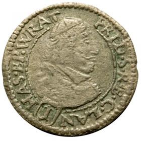 Obrazek dla: 1 krajcar 1681 Fryderyk Heski Księstwo Nyskie Biskupów Wrocławskich Nysa