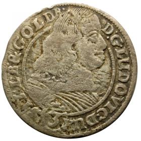 Obrazek dla: 3 krajcary 1660 Ludwik II Brzeski Księstwo Brzesko  Legnicko  Wołowskie