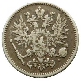Obrazek 2 dla: 50 pennia 1874 Aleksander II Romanow Finlandia