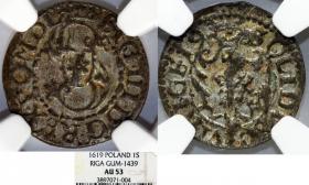 Obrazek dla: Szeląg 1619 Zygmunt III Waza Ryga