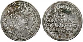 Obrazek dla: Trojak 1596 Zygmunt III Waza Olkusz