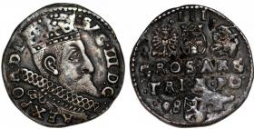 Obrazek dla: Trojak 1598 Zygmunt III Waza Bydgoszcz