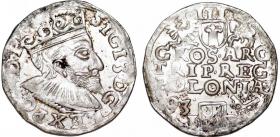 Obrazek dla: Trojak 1593 Zygmunt III Waza Poznań