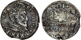 Obrazek dla: Trojak 1594 Zygmunt III Waza Ryga