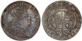 Obrazek dla: Szóstak 1755 August III Sas Lipsk