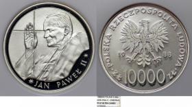 Obrazek dla: 10000 złotych 1988 Jan Paweł II PF 67