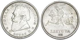 Obrazek dla: 5 litów 1936 Jonas Basanavicius Litwa srebro