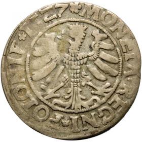Obrazek 2 dla: Grosz 1527 Zygmunt Stary Kraków