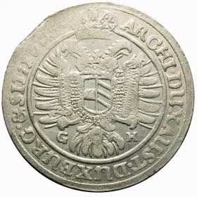 Obrazek 2 dla: 15 krajcarów 1663 Leopold I Habsburg Wrocław