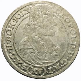 Obrazek dla: 15 krajcarów 1664 Leopold I Habsburg Wrocław