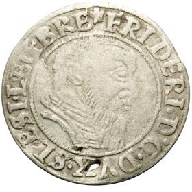 Obrazek dla: Grosz 1544 Fryderyk II Legnicki Ksiestwo Brzesko  Legnicko  Wołowskie Legnica