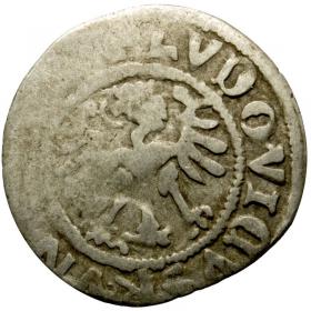 Obrazek 2 dla: Półgrosz 1526 Ludwik I Jagiellończyk Świdnica