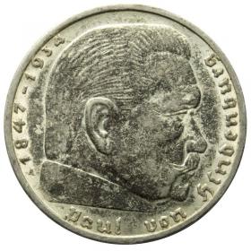 Obrazek dla: 2 marki 1937 A Niemcy Berlin