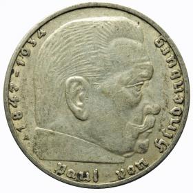 Obrazek dla: 2 marki 1937 A Niemcy Berlin